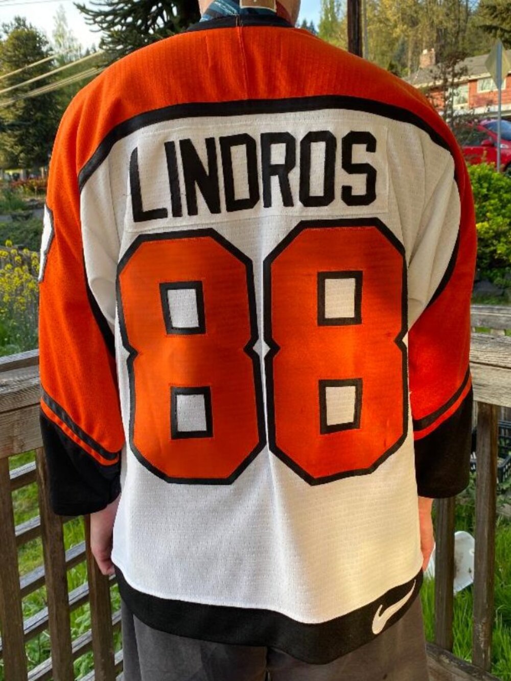 Eric Lindros Nike 90's Philadelphia Flyers NHL Hockey jersey